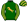 Dark Green Old Gold Horse Symbol Striped Sleeves & Cap