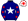 Navy Blue Red & White Outlined Star Red Outlined Star Sleeves & Cap