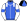 Royal Blue White Seams Epaulettes & Sleeves Royal Blue Armbands Quartered Cap White Pom Pom