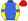 Royal Blue Yellow Sleeves Royal Blue Armbands Red Cap