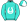 Turquoise White Horseshoe & Whip Quartered Cap