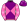 Hot Pink Purple Diablo & Collar White Horseshoes On Sleeves & Cap