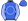 Royal Blue White Anchor Inside Circle Striped Sleeves