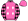 Hot Pink Four White Vees Inside Diamonds Black Vees Inside Diamonds On Sleeves