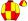 Red Yellow Quarters Halved Sleeves Quartered Cap