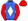 Royal Blue White Diamond Red Sleeves & Cap