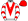 White Red Vee & Dragon Chevrons Sleeves Red Cap