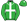 Bottle Green White Cross Seams & Spot Cap