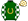 Dark Green Old Gold Horseshoe White Checked Sleeves & Cap