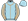 Light Blue Bronze Seams Striped Sleeves