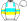 White Aqua Diamond Band & Aqua Epaulettes Aqua & Yellow Bands & Armbands White Cap