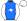 Blue White Kangaroo White Sleeves & Cap