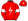 Red White Lightning Bolt & Armbands Lightning Bolt Cap