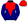 Navy Blue Red Vee Yoke Trident & Cap