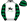 White Get Out Stakes Logo & Writing Black & Emerald Green Diamonds Sleeves & Cap
