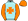 Pale Blue Orange Maltese Cross Orange Sleeves & Cap