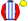Royal Blue White Stripes Red Sleeves Yellow Cap & Pom Pom