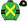 Green Yellow Crossed Sashes Double Armbands Black Cap Yellow Star