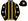 Gold Black Stripes & Sleeves Gold Stars & Star Cap