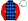 Black & Blue Diamonds Red Sleeves White Cap