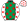 Emerald Green Red Stars White Sleeves Red Stars Stars On Cap