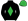 Black Green Diamond & Cap