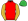 Red Gold Sleeves Green Cap & Red Pom Pom