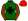 Dark Green Black Maltese Cross Red Striped Sleeves Red Cap