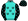 Turquoise Black Horse Heads Inside Horseshoes Black With Turquoise Dots Sleeves & Cap