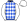 Royal Blue & White Diamonds White Sleeves & Cap