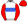White Royal Blue Band Red Sleeves & Cap
