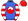 Royal Blue Red Spot White Horse Head Red & White Hooped Sleeves & Seamed Cap Royal Blue Peak
