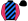 Black Blue Diagonal Stripes Cerise Sleeves Black Cap