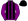 Purple Black Stripes & Cap