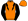 Orange Black Lightning Bolts Vee & On Sleeves