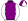 Purple White Sleeves Quartered Cap