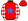 Red Royal Blue Star White Sleeves Red Diamonds
