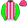 White Pink & Lime Stripes Pink Collar Lime Sleeves Pink Cap