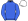Royal Blue & White Stripes White Cap