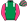 Emerald Green White Epaulettes Pink Sleeves Emerald Green & Pink Striped Cap