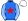 Blue Red Star Blue & White Striped Sleeves White Cap