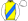 Yellow Blue Sash White Sleeves & Cap