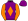 Purple Orange Diamond & Sleeves
