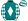 Teal White Diamond & Sleeves Teal Diamonds White Diamonds On Cap