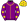 Purple Yellow Seams Stars On Sleeves Yellow & Purple Stars Cap