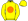 Fluorescent Yellow Orange Smiley Face