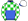 Royal Blue Lime Green & White Checked Half Sleeves & Cap Royal Blue Peak & Pom Pom