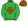 Green Brown Maltese Cross & Cap