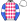 White Pink Diamonds Royal Blue Sleeves White Armbands