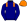 Navy Blue Orange Epaulettes & Cap